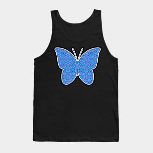 Pretty Aqua Blue and Pink Pattern. Tank Top